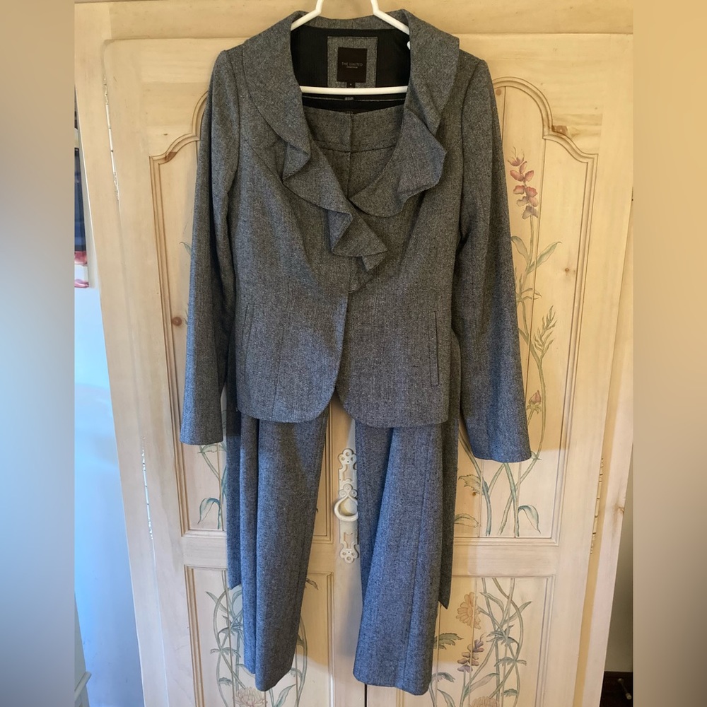 The Limited Tweed Suit. Size M jacket. Size 8 pant